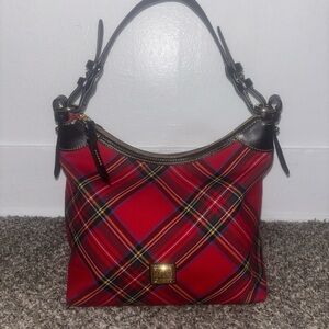 Dooney and Bourke Plaid Red and Black Women's Bag